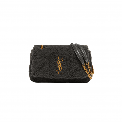 YSL JAMIE SMALL SHOULDER BAG IN LAMB SHEARLING FUR 401246723263 (20*12.5*6.5cm)